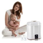 Kūdikių buteliukų sterilizatorius ir pašildytuvas su LED ekranu