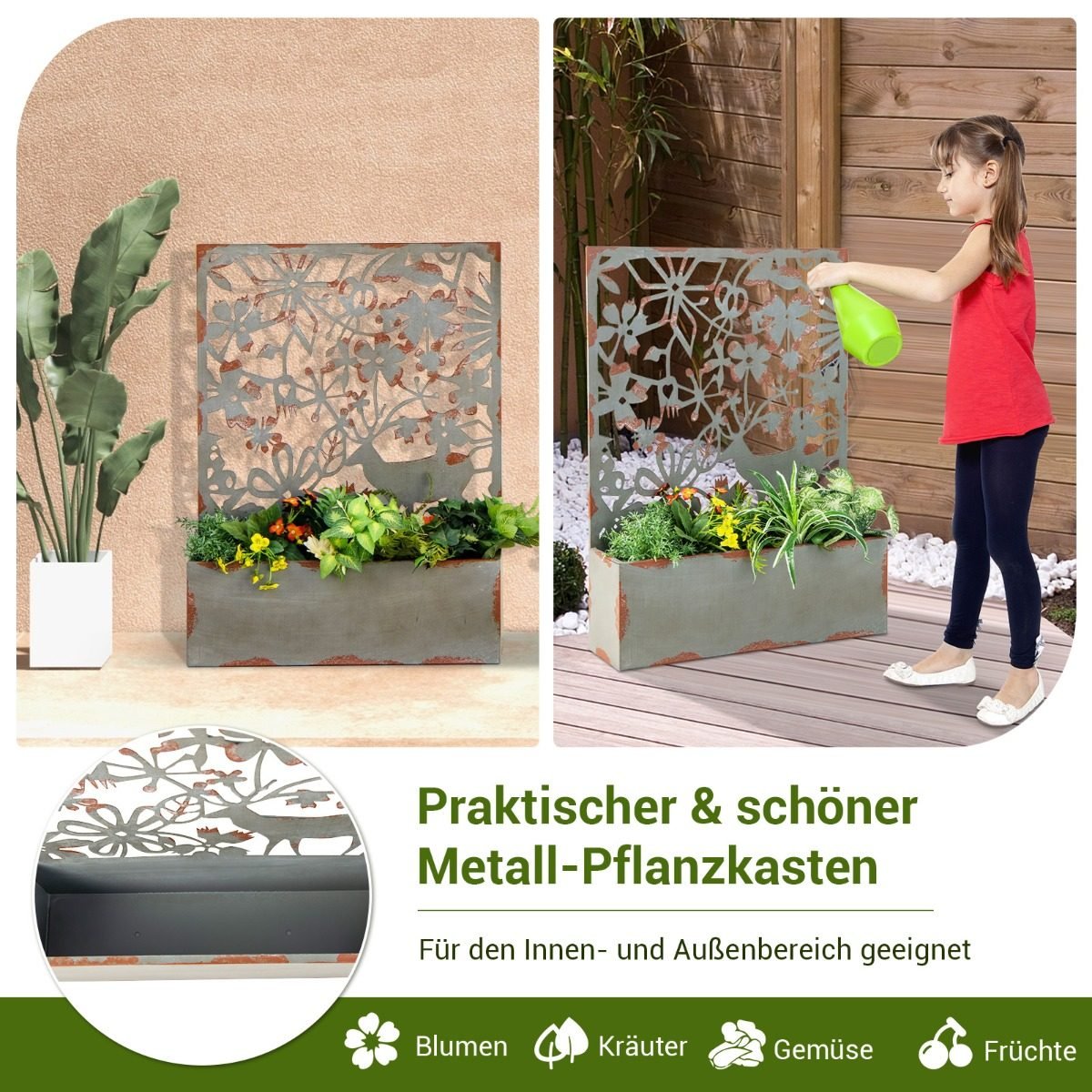 09_3_8 Pakeliamų lysvių su grotelėmis komplektas (2 vnt) (Rūdys)