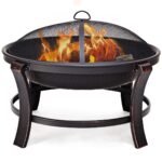 Lauko ugniakuras-grilis su kibirkščių gaudykle (Juoda)