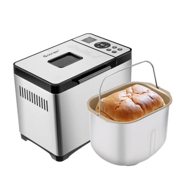 Automatinė duonakepė 650 W galios ir 19 programų (Sidabrinė)