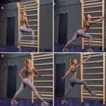 Sieninė sporto sienelė su 10 skersinių ir virvės laikikliu (Natūrali mediena)