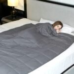 Svorinė antklodė suaugusiems terapinė medvilninė (Pilka)