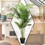 Realistiška dekoratyvinė dirbtinė palmė (Žalia)