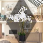 Dirbtinis Dekoratyvinis Augalas – 75 cm aukštas (Balta)