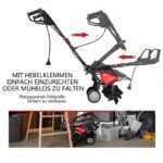 Elektrinė šešiabriaunė dirvos purenimo freza (Raudona ir juoda)