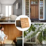 Akacijos medienos terasinės lentelės (10 vnt.) 30 5x30 5 cm (Ruda)