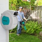 Įtraukiama sodo žarnos ritė 19 5 m (Pilka)