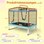 3-in-1 lauko batutas su sūpuokle ir skersiniu (Oranžinė)
