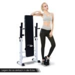 Reguliuojami ir sulankstomi treniruočių su svoriais suoliukai (Juoda)