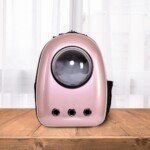 Erdvi gyvūnų transportavimo kuprinė-kapsulė (Rožinė)