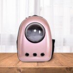 Gyvūnų transportavimo kuprinė su skaidriu kupolu (Žalia)