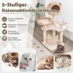 Daugiatikslė Kačių Draskyklė su Miegamąja Ertme ir Sūpynėmis (Natūrali)