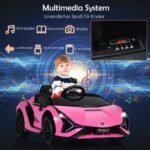 Elektrinis vaikiškas automobilis su 2.4G nuotolinio valdymo pultu ir LED žibintais (Žalia)