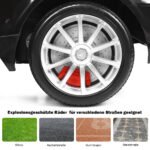 Elektrinis vaikiškas automobilis su nuotolinio valdymo pultu (Juoda)