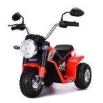 Elektrinis vaikiškas motociklas su atraminiais ratukais (Raudona)