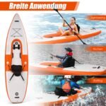 Irklavimo priemonė vienam asmeniui 330 cm (Oranžinė ir balta)
