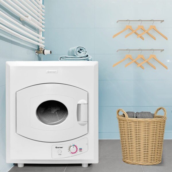 Kompaktiškas 4 kg talpos skalbinių džiovintuvas (Balta)