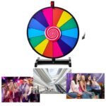 Laimės ratas renginiams ir vakarėliams 60 cm skersmens (Spalvota)