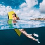 Lengvas bodyboard su EPS šerdimi ir XPE paviršiumi (Geltona)