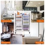 Mobilus 15 stalčių vežimėlis (Skaidri)