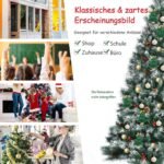 Kalėdinė eglutė su dirbtiniu sniegu ir pušies kankorėliais 180 cm (Žalia)