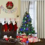 Dirbtinė Kalėdų eglutė su integruotomis LED lemputėmis (Žalia)