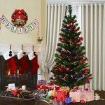 Dirbtinė Kalėdų eglutė su šviesolaidiniais spalvų keitikliais (Žalia)