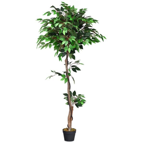 150 cm aukščio dirbtinė palmė (Žalia)