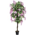 Dirbtinė palmė 180 cm aukščio (Rožinė)