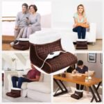 Elektrinis pėdų šildytuvas su šešiais temperatūros lygiais (Ruda)