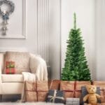 Dirbtinė Kalėdų eglutė su LED lemputėmis 135 cm (Žalia)