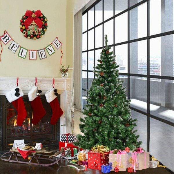 Dirbtinė Kalėdų Eglutė 150 cm aukščio (Žalia)