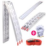 Sulankstoma aliuminio pakrovimo rampa (Sidabrinė)