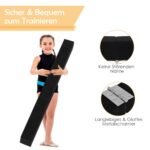 Sulankstoma gimnastikos sija 2 1 m skirta treniruotėms ir balansui lavinti (Juoda)