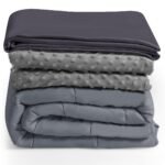 Sveriama antklodė su stiklo granulėmis (Pilka)