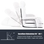 Reguliuojama sofa-lova patogiam poilsiui (Balta)