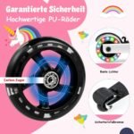 Vaikiškas kelioninis riedlentės-ritinėlio lagaminas su LED ratukais (Rožinė)