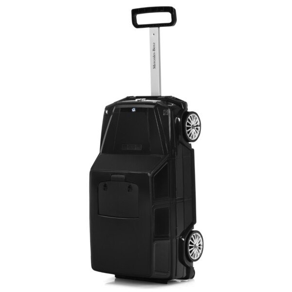 Vaikiškas kelioninis lagaminas automobilis (Juoda)