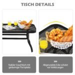 Sodo suoliukas su staliuku ir pagalvėmis (Pilka)