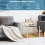 Dvipusis staliukas su lentyna (Juoda ir balta)