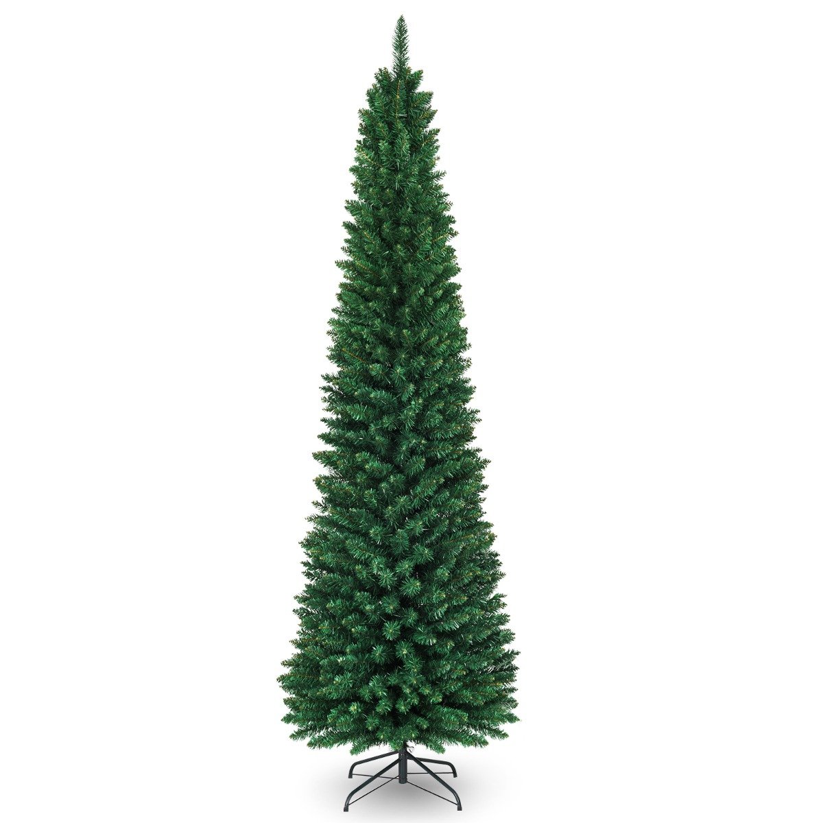240cm-weihnachtsbaum-cm20656_1_ Aukšta PVC adatinė Kalėdų eglutė (Žalia)