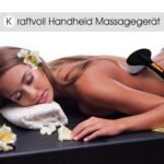 Rankinis vibracinis šildomasis masažuoklis (Juoda)