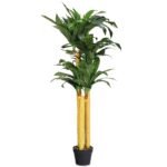 Dekoratyvinė dirbtinė palmė tvirtame vazone (Žalia)