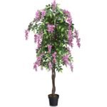 Dirbtinė palmė 180 cm aukščio (Rožinė)