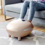 Elektrinis pėdų masažuoklis 5 režimų (Auksinė)