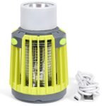 3-in-1 Lauko LED lempa su vabzdžių gaudykle ir SOS funkcija (Geltona)