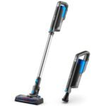 Rankinis dulkių siurblys su dideliu siurbimo našumu ir ličio jonų akumuliatoriumi (Mėlyna)