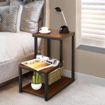 Trijų lygių metalinis stalelis (Ruda)