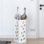 Stovai skėčiams su kabliukais (Balta)