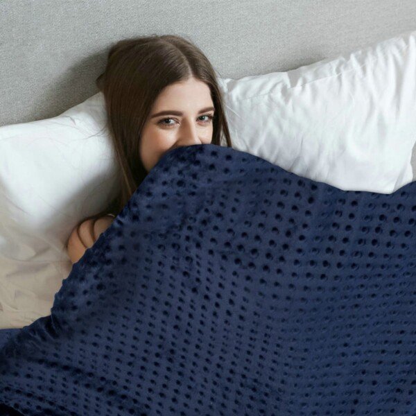 Sunkioji antklodė su medvilnės užvalkalu 152x203 cm (Tamsiai pilka)